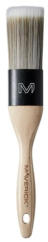 Maverick 102 Series X Paint Brush 1.5 Professional Straight Cut Oval Memex Head with FSC Wood 1.5 inch