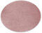 Teppich Softy rosa, runder, glatt, einfarbig, für Zimmer, Wohnzimmer, Schlafzimmer, Kreis 120 cm