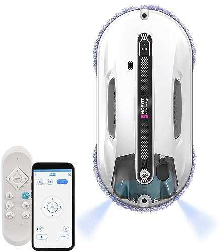 Sichler Exclusive Window Cleaning Robot: HOBOT-R3 Profi-Fensterputz-Roboter, Versandrückläufer (Fensterputzrobos, Automatische Fensterreiniger, iPhone Ladekabel)
