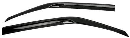 OMAC Windabweiser Regenabweiser kompatibel mit Renault Master 2014-2024 Schwarz 2X