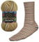 Wollbiene Socks Color Sockenwolle 100g 4-fädig Stricken und Häkeln 75% Schurwolle Farbverlaufswolle Strickwolle Socken (53 oliv gelb beige)