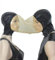 DaiQei Latexmaske SM Extrem Bondage Maske Sklave Fetisch Maske Einzigartige Requisiten für Zwei Spieler Anti-Erstickung Vollmaske Kopfmaske Latexmaske für BDSM Sexspielzeug Cosplay Halloween Maske (C