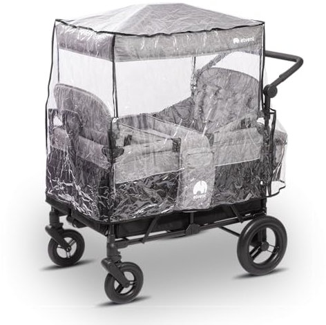 elvent® Regen- und Windschutz für ComfortPlus 4 | Bollerwagen-Regenschutz