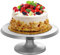 CROWNSHOP 12 Inch Cake Turntable Cake Stand Turntable Cake Decorating Aluminium Alloy Cake Decorating Turntable Aluminium Alloy Rotating Cake Stand for Cake Decoration
