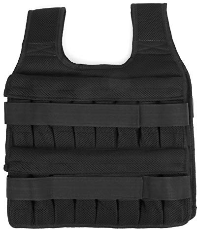 RiToEasysports Einstellbare Gewichtete Weste, 35 Kg Gewichtete Jacke Workout Gewichtsweste (Nicht mit Sand oder Stahl be) für Männer Frauen für Fitnessfitness -Krafttraining Im Fitnessstudio