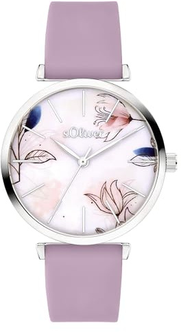 s.Oliver Damenuhr - 35 mm - wunderschöne Armbanduhr für Damen mit Quarzwerk - 3 ATM wasserdicht - Kratzfest