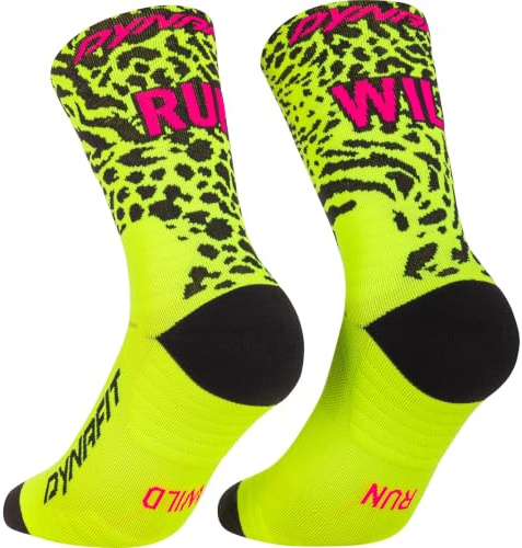 DYNAFIT Unisex Run Wild Crew Socken, ultra yellow-0910, 35|36|37|38
