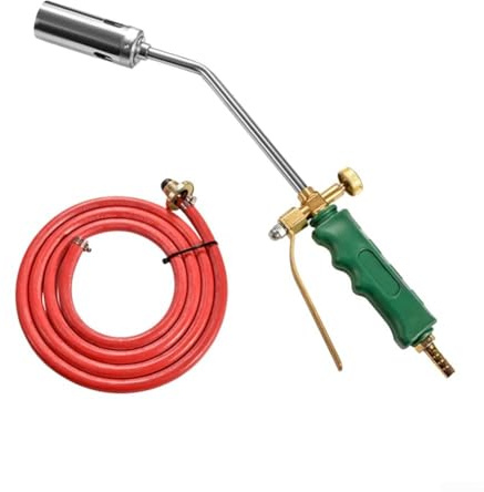 Kit de poignée de lance-flammes, double interrupteur pour brûler les poils de cochon, chalumeau à gaz, butane et propane (type 35)