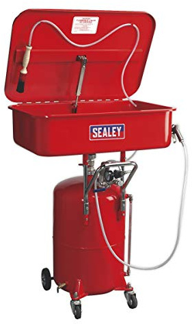 Sealey 50L Air Operated Mobile Parts Washer with 65L Reservoir - SM224