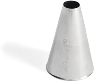 De Buyer - Douille en inox unie - Diamètre 0,1 cm - En Inox, Idéale pour Décorer, Garnir et Remplir, Sans Soudure pour Hygiène Parfaite, S'Adapte aux Poches Pâtissières, Gris