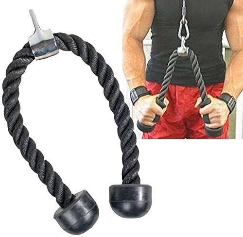 KOMODO Tricep Rope Bicep Pull Down Cable Attachment
