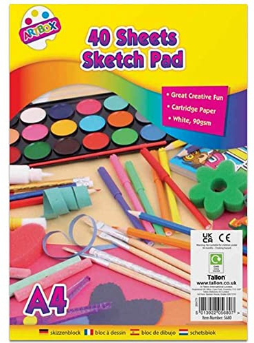 THE ART BOXTallon Sketch PAD - A4-40 Sheets