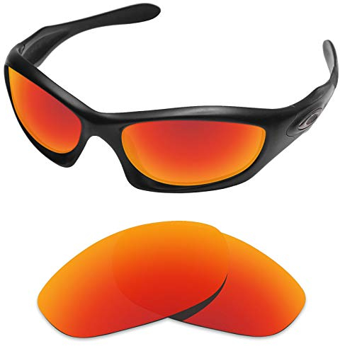sunglasses restorer Kompatibel Ersatzgläser für Oakley Monster Dog, Polarisierte Optionen (Polarisierte Ruby Red)