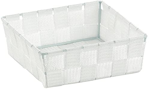 Kela Korb Alvaro 19x19x6cm aus Kunststoff in weiß, Plastik, 19 x 19 x 6 cm