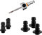 Mandrex | Lochsägen One Klick Aufnahmen Starter Set 11 mm Sechskant mit Zentrierbohrer kurz & 5 Adapter | MX200031B