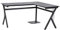 HOMCOM Mesa de Ordenador Mesa de PC Escritorio de Oficina Mesa Mesa Esquinera de Ángulo para Hogar Escuela y Oficina 155x130x76cm Madera Negro