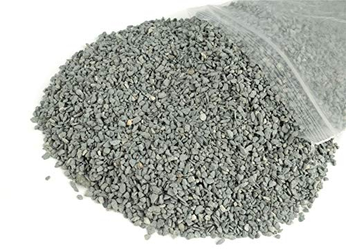 WWS War World Scenics WWScenics | Feiner Dunkelgraue Schotter | 1kg | Für Modellbahn Landschaftsbau und Modellbau
