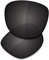 Saucer Premium Ersatzgläser für Oakley Trillbe X OO9340 Sonnenbrillen High Defense - Carbon Black Polarisiert