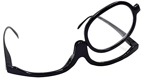 MEGAUK Schminkbrille Make up Brille Lesebrille Presbyopie Brille Sehhilfe Lesehilfe Stärke +3,5