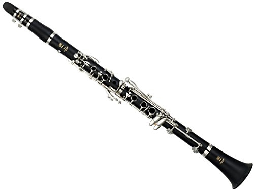 Yamaha Klarinette Bb Antik mit Messing Körper und Silber Teilen, MIb Hebel, Schwarz mit Silber Teilen