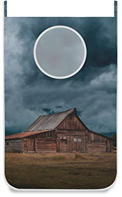 MONTOJ Wäschesammler für Holzhäuser, zum Aufhängen an der Tür