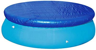 Cabilock Kleiner Oberirdischer Pool Poolabdeckung Für Sommerwellen Poolabdeckung Im Winter Blaue Poolabdeckung Rund Runde Schwimmbadplane Rundes Becken Blaue Plane Kind Startseite Tragbar