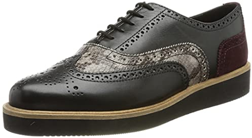 Clarks Damen Baille Brogue Mary Jane Schuh, Schwarze Kombination, 39 EU