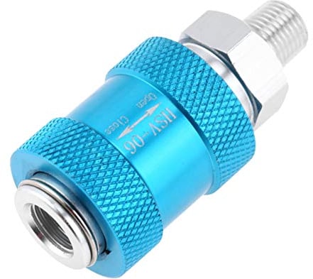 1 stück Aluminium HSV-06 1/8 (9,5 mm) Gewinderohre Abgashandschalter Entlüftungsventil Push Hand Pneumatische Komponenten DUO ER