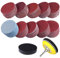 3 Inch 200 Pcs Sanding Discs Pad Kit for Drill Grinder Rotary Tools, Hook and Loop Sandpaper Discs with 1/4 Inch Backer Plate Shank and Soft Foam Buffering Pad (80-3000 Grit)