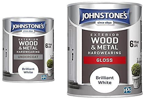 Johnstone's - Exterior Undercoat Paint, Brilliant White,