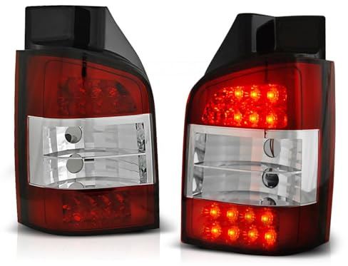 CR-Lights LED Rückleuchten rot chrom für VW T5 04.2003-2009