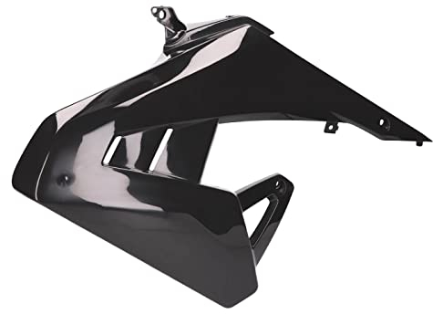 Carénage de radiateur Derbi gauche, noir, sans décor, 2B004326000W0N