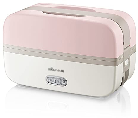 HMTE Fiambrera eléctrica Fiambrera eléctrica Fiambrera térmica y aislada Fiambrera portátil y Cubo Aislado con Comida (Color: Rosa, Tamaño: 24X12.5X15CM) (Rosa 24X12.5X15CM)