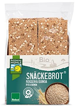 Bohlsener Mühle Snäckebrot - Roggen & Quinoa, 200g (6er Pack)
