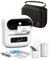 Phomemo M220 Etikettenmacher, Bluetooth-Etikettendrucker für Barcode, Adresse, Haus, Mailing, Kleinunternehmen, Kleidung, tragbarer Etikettenmacher mit 3 Rollen Etiketten
