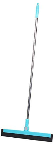 Escobilla de Goma para Suelo con fregonas de Mango Largo Ajustables de 180 Grados para Lavar y secar Azulejos, Vidrio, mármol y Superficies de Madera Dignified