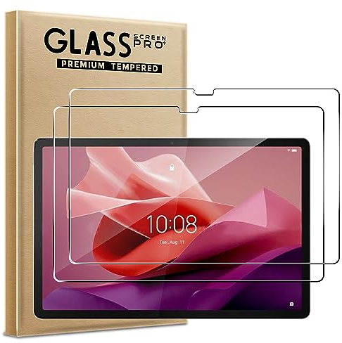 WFTE [2 Stück Schutzfolie Kompatibel für Lenovo Tab P12/P12 Pro/Idea Tab Pro 12.7 2025 Panzerglas Schutzfolie 9H Härte, Anti-Kratzen, Anti-Öl, Anti-Bläschen Schutzfolie Displayschutzfolien