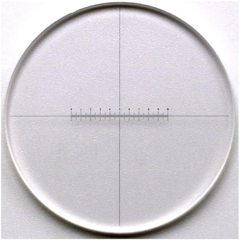 Mikroskop-Zubehör, Durchmesser 19 mm, optisches Mikroskop-Okular-Mikrometer für biologische Mikroskop-Haltbarkeit und zuverlässige Leistung (Größe: Nr. 935)