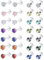 JeweBella 14 Paar Ohrstecker Chirurgenstahl Damen Hypoallergene Medizinische Ohrstecker Set Cubic Zirkonia Ohrringe Silber Geburtsstein Ohrstecker Piercing Knorpel Schlaf Ohrringe für Mädchen Herren