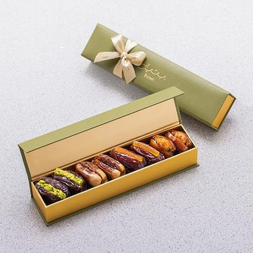 Bateel Coffret Cadeau Palm Dattes Premium Collection (Extra Small (Rectangle), Premium Filled Dates)