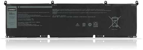 LUSONBAY 8FCTC 69KF2 Laptop Battery Replacement For Dell G15 5510 5511 5520 M15 M17 R3 XPS 15 9500 G7 15 7500 Precision 5550 5560 Inspiron 16 Plus 7610 11.4V 56Wh