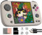 RG CubeXX Handheld Spielkonsole,3,95-Zoll-IPS-Bildschirm Linux-System 3800-mAh-Akku Retro Videospielkonsole,integrierte 128-G-Karte und 8272 Spiele,unterstützt 5G WiFi Bluetooth (Grau, 128G)