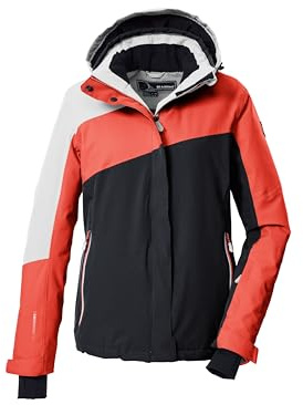 Killtec Damen Ksw 26 Wmn Ski Jckt Skijacke/Funktionsjacke mit abzippbarer Kapuze und Schneefang