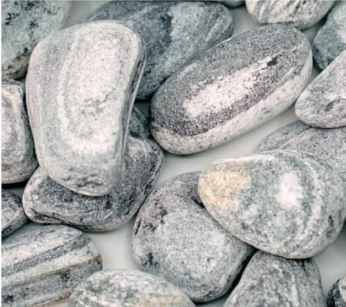 Nif-Stone Hochwertige Garten Dekosteine 20 kg – Natürliche Ziersteine 2-4 cm, Schwarzer Engel, Geeignet für Garten, Wege, Aquarien & Blumenbeete