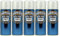 5x Hammered White Metal Spray Paint 400ml Aerosol