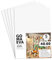 m-office Goma Eva para Manualidades, Goma Espuma de Colores para Proyectos Creativos, Ideales para Artes y Manualidades, uso Escolar, Profesional o Artístico 40x60cm (Blanco, 5 uds)