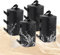 Set di 4 pesi ad acqua a baldacchino, pesi per gambe resistenti di grado industriale 600D, base ponderata per acqua da 10 litri per ombrelloni pop-up, tende pop-up, ombrelloni da spiaggia, ombrelloni