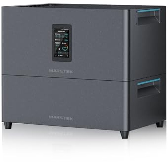 ECO-WORTHY 5,12kWh Balkonkraftwerk Speicher Marstek Jupiter C 2400W Eingang | 4 MPPT PV Eingang 800W Einspeisung Plug & Play Energiespeicher für Dach Haus Balkon Garten