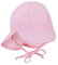Sterntaler Schirmmütze Nacken Basic - Mädchen Baby- und Kinder Mütze mit Nackenschutz, Ohrenklappen und Bindeband - UV-Schutz 50+ Hut aus Popeline (Bio) - Sommer Kopfbedeckung - puderrosa, Größe 41