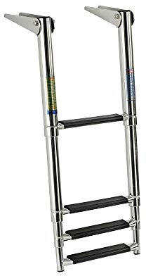 PIMAR Scaletta telescopica ribaltabile inox 316 4 gradini